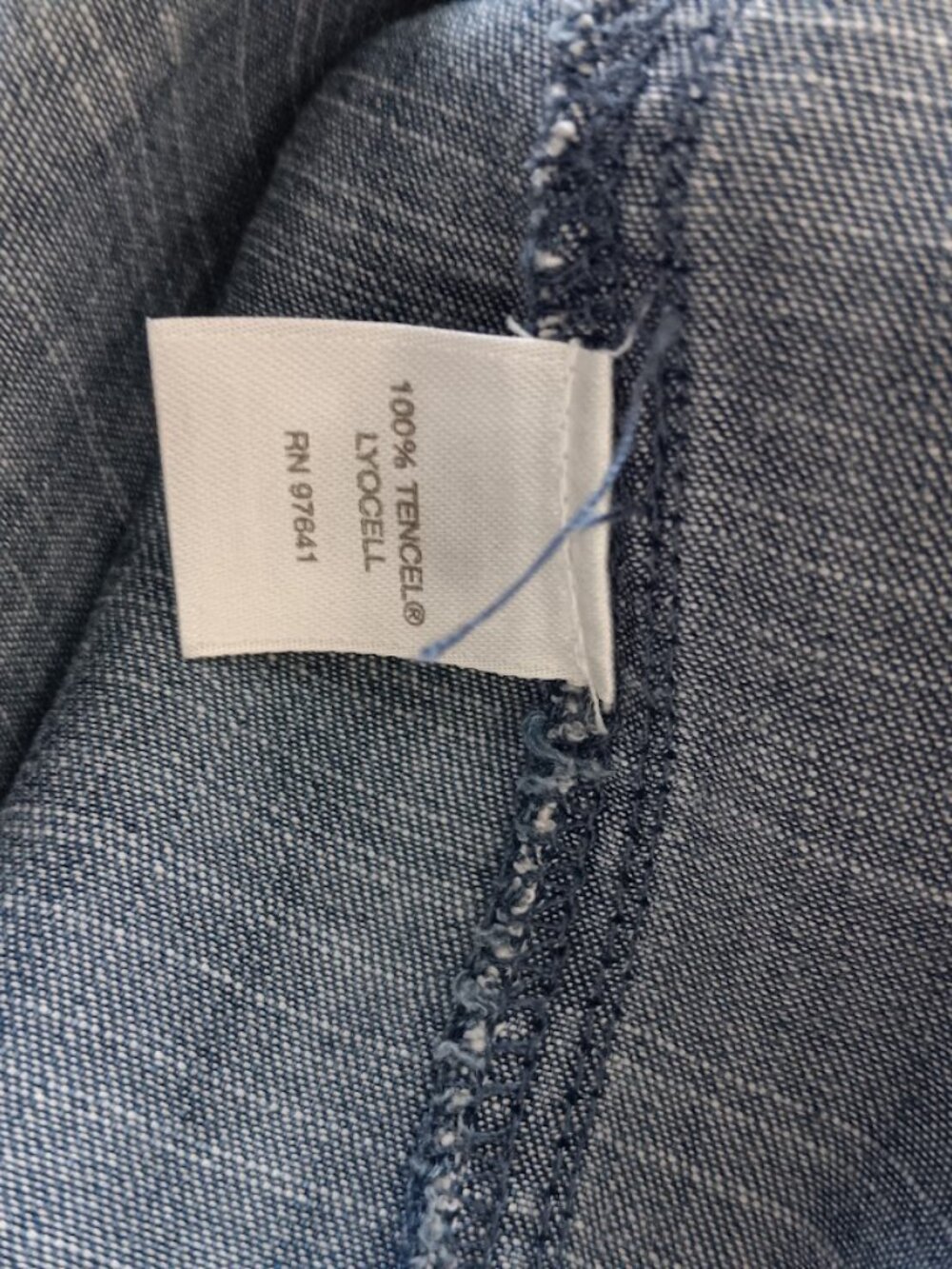 J Jill 2X Denim Long Sleeve Shirt Pockets - Picture 6 of 7